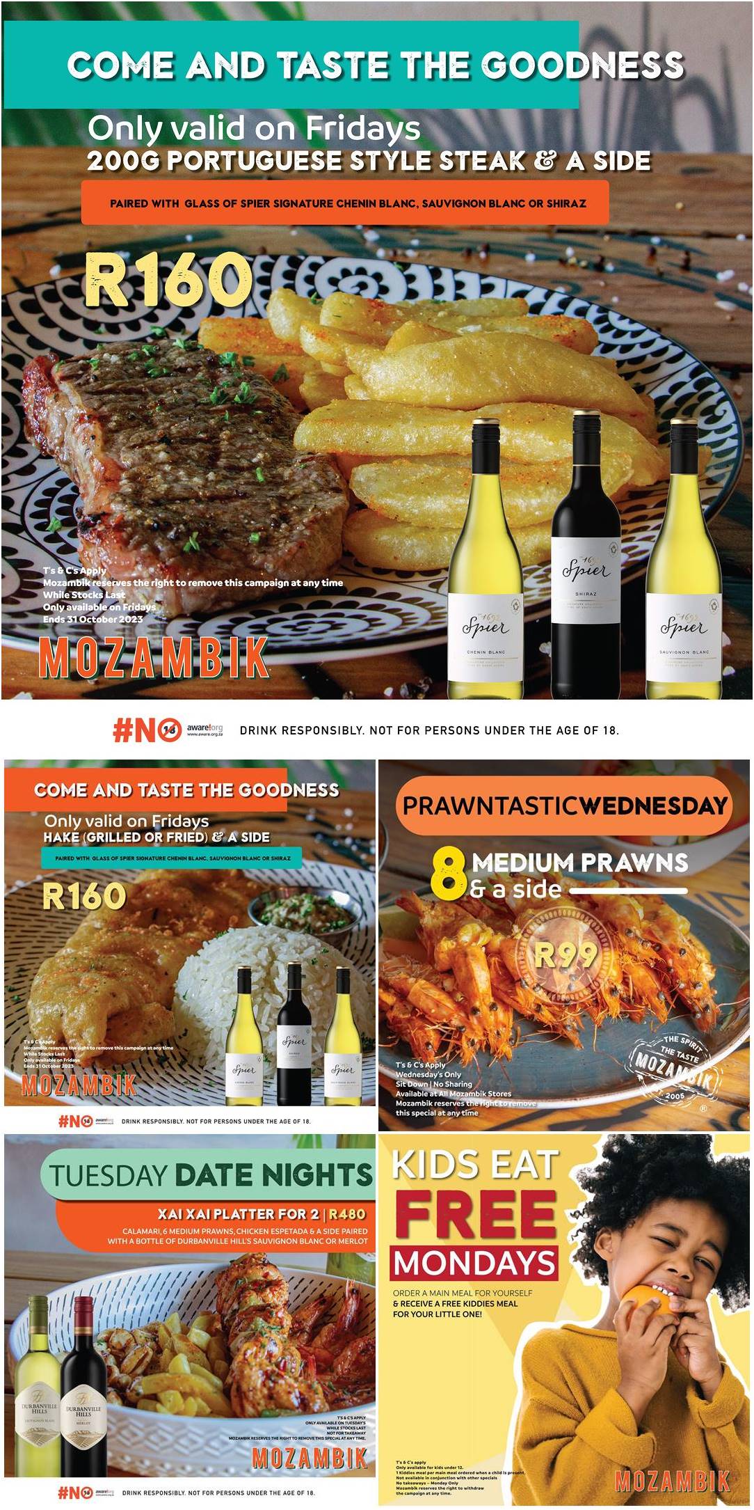 Friday Restaurant Specials Durban  Great Value & Discount Promotions