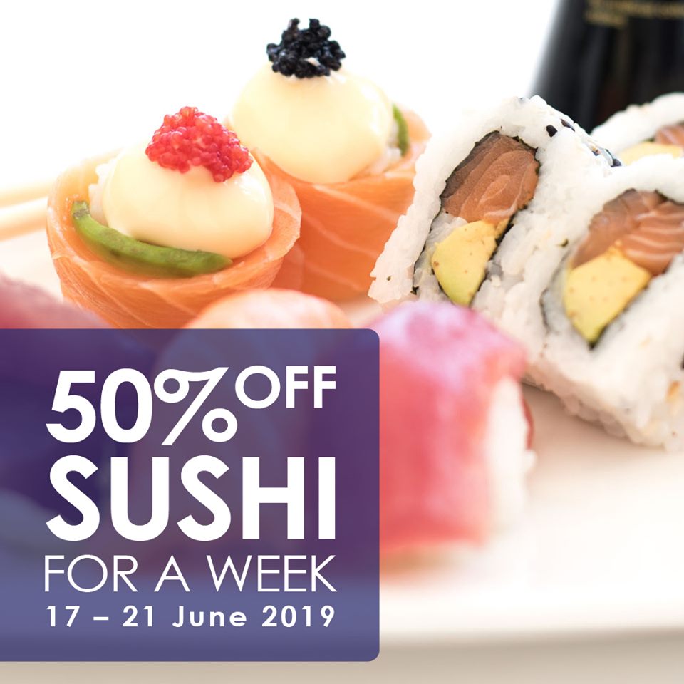 Half-Price Sushi All Week at Blowfish