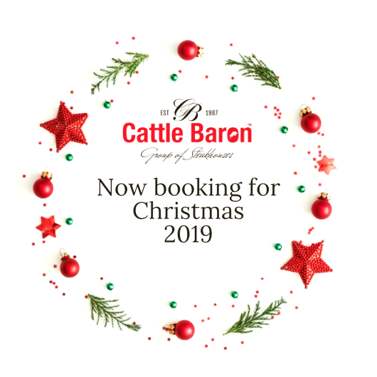 Enjoy a 3 Course Christmas Lunch at Cattle Baron De Waterkant